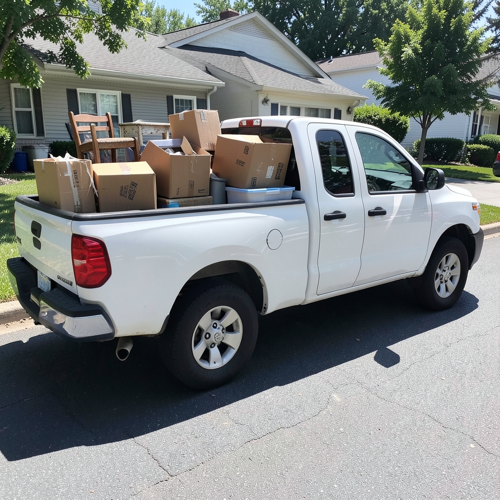 Same-Day Junk Removal job in progress